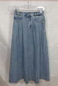 The Denim Flow Skirt