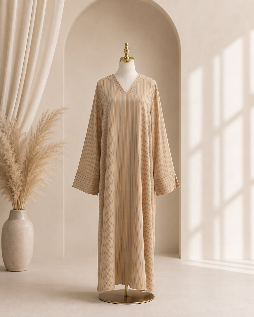 Safiya Stripe Abaya