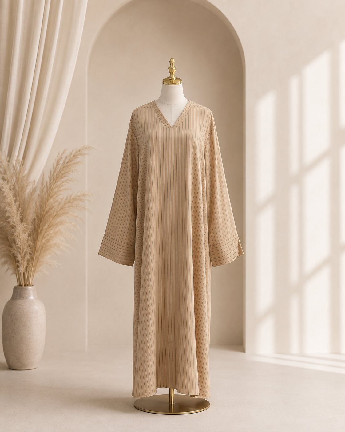 Safiya Stripe Abaya
