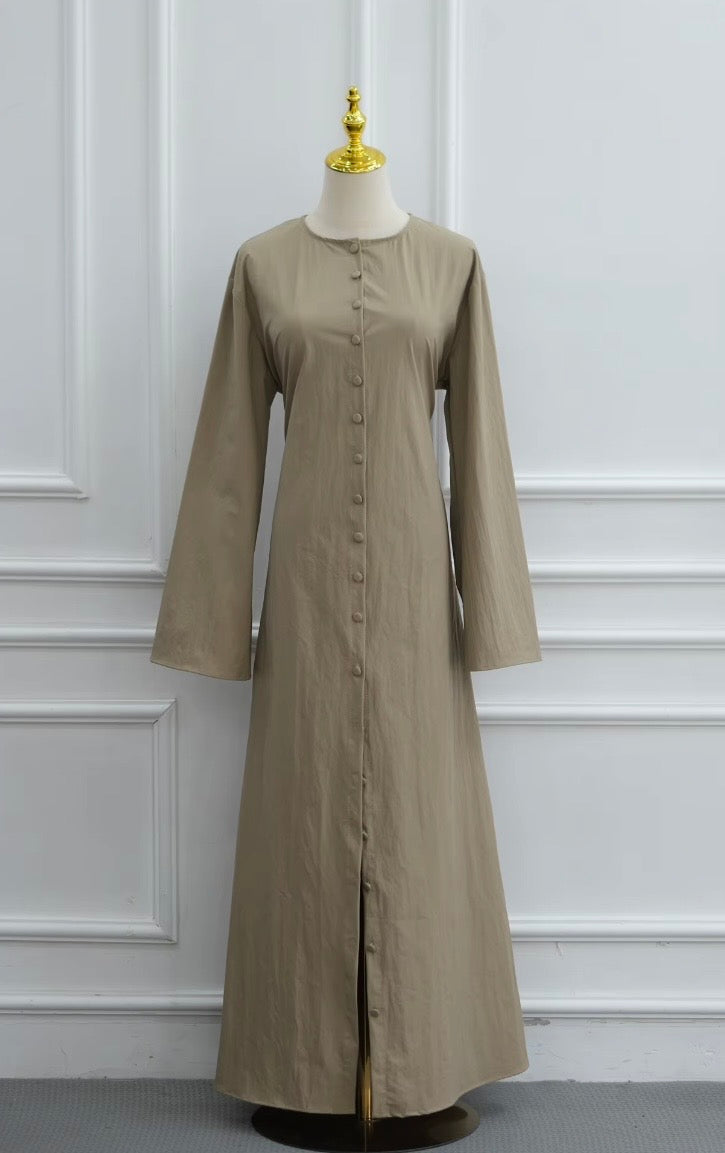 The Nadira Button Abaya