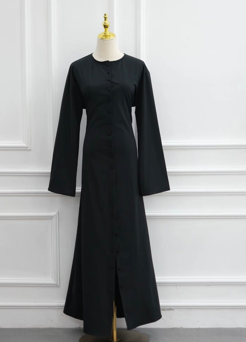 The Nadira Button Abaya