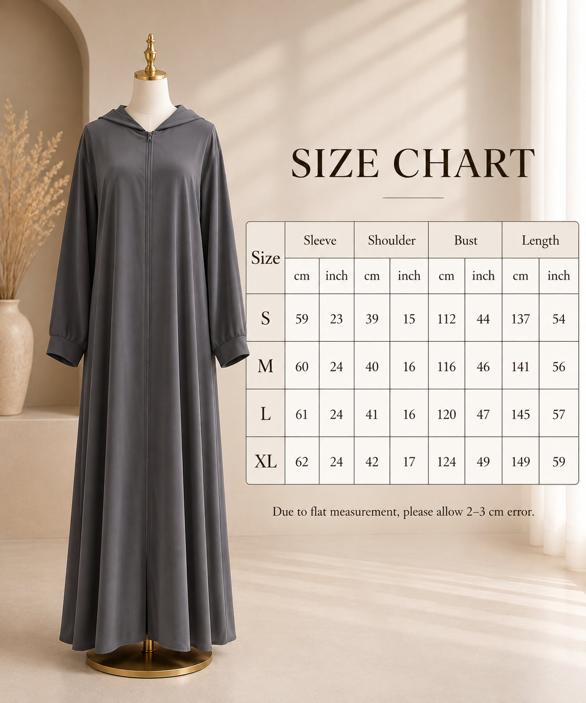 Haya Zip Abaya