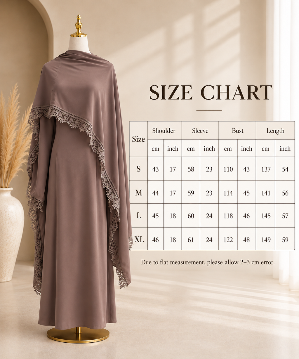 Soraya Lace Abaya