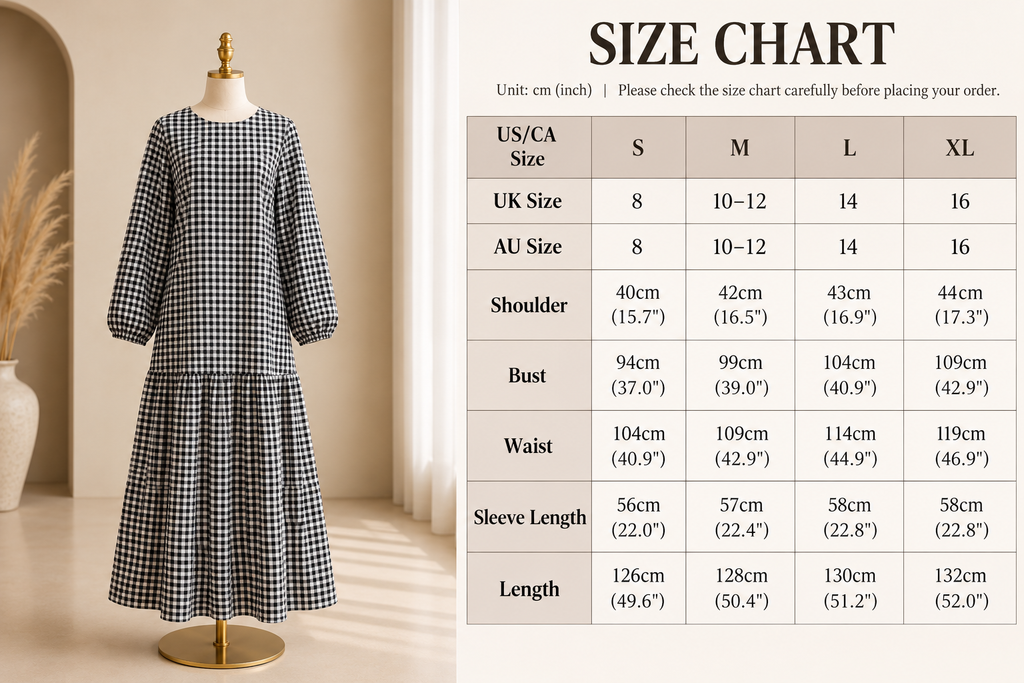 The Ayla Gingham Dress