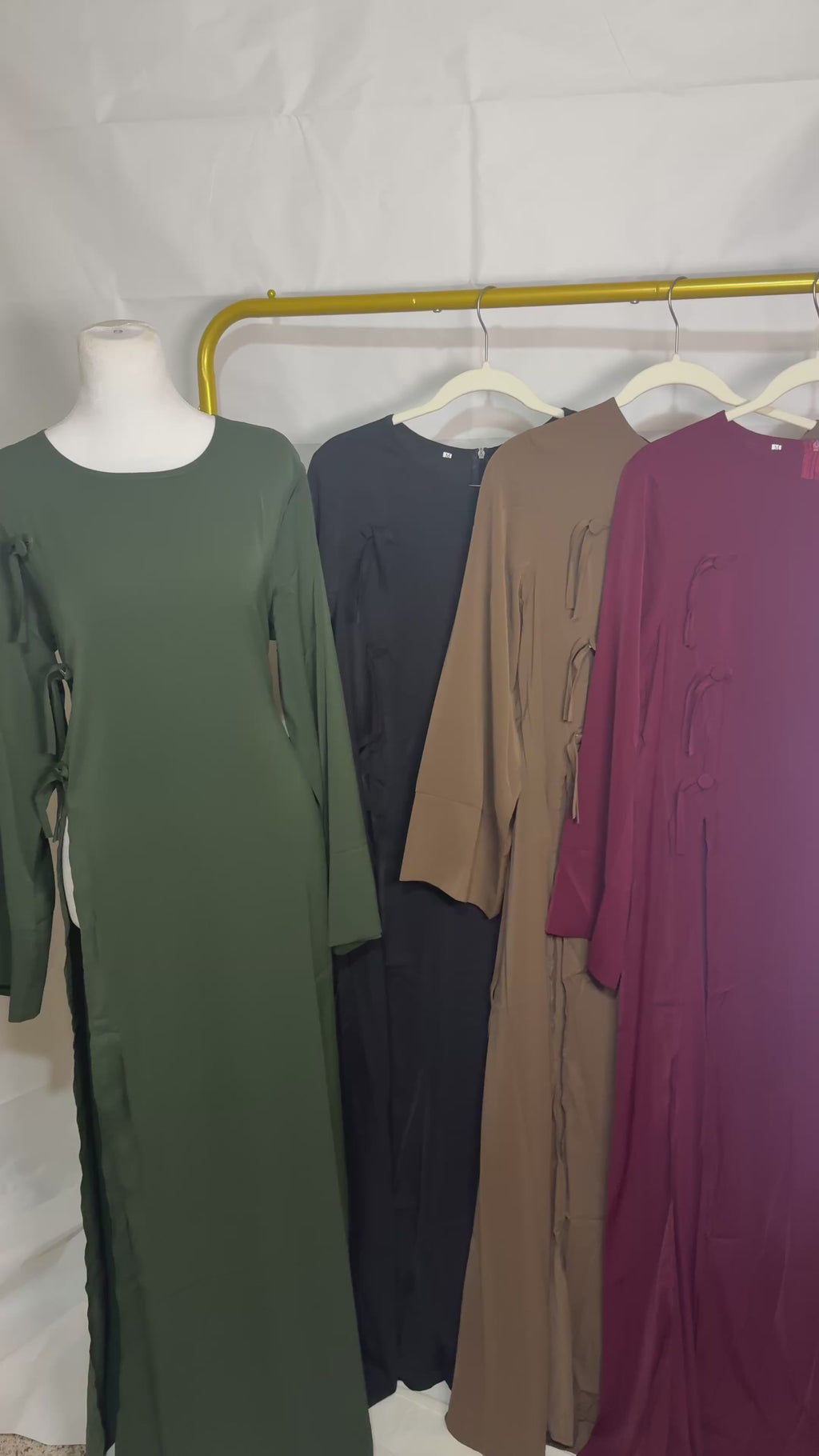The Lina Tie Cardigan Abaya