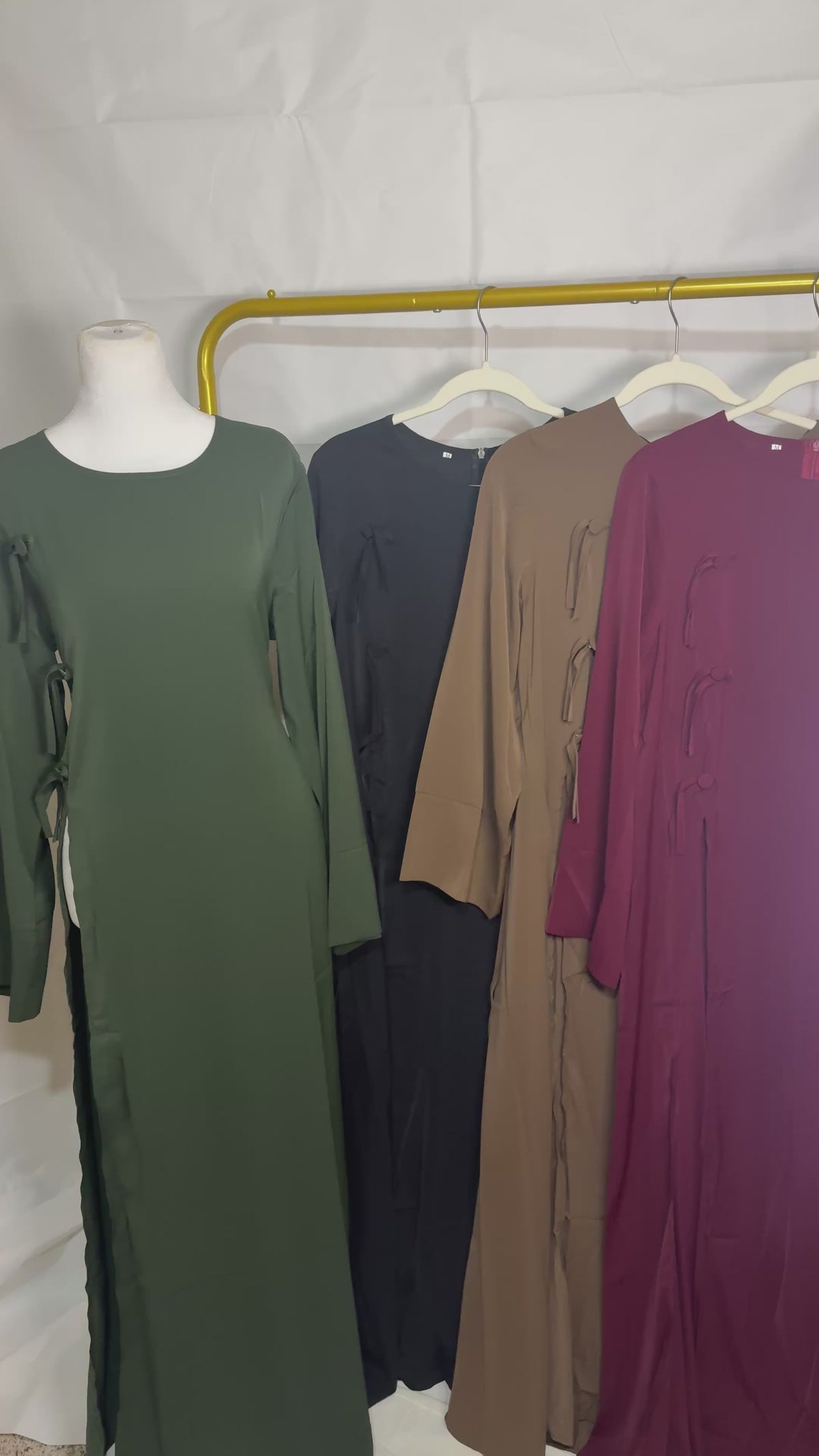 The Lina Tie Cardigan Abaya